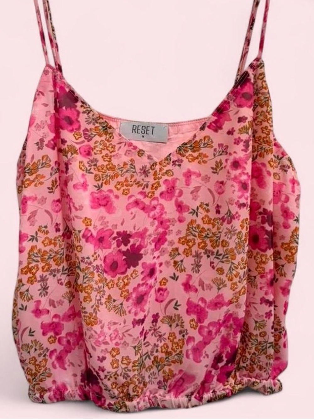 Pink Floral Women's Top